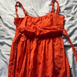 Cute orange dress